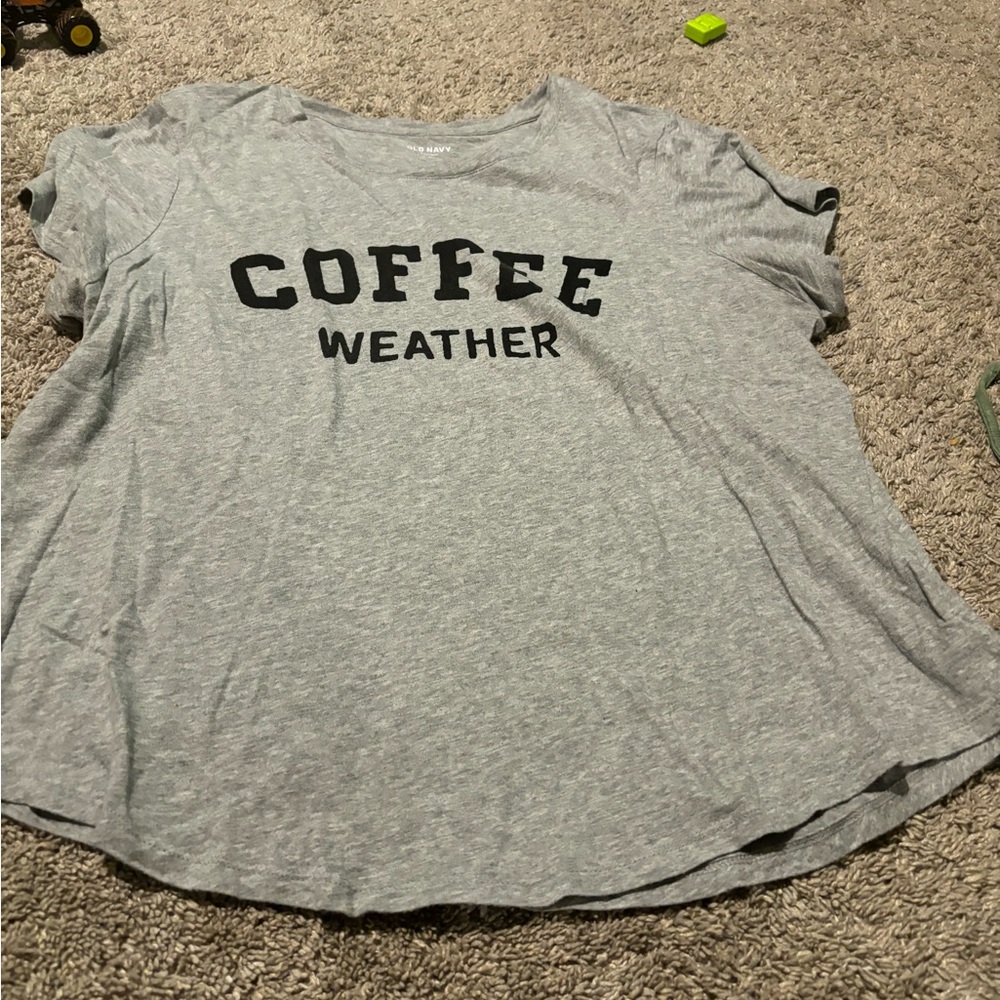 Women’s coffee weather tee
